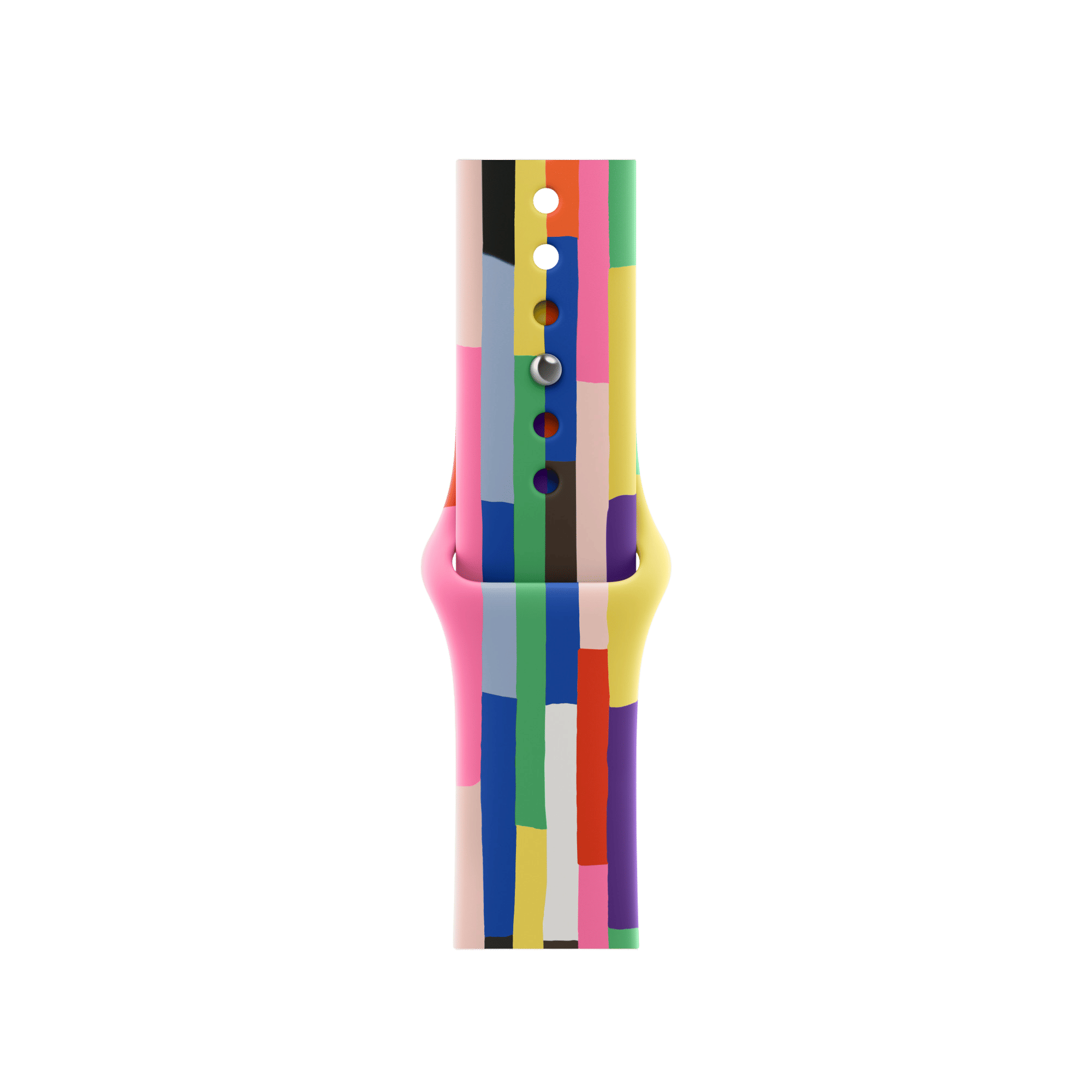 Apple Fluoroelastomer Sport Band for Apple (38mm / 40mm / 41mm, M / L) (Pin-and-tuck Closure, Pride Edition)