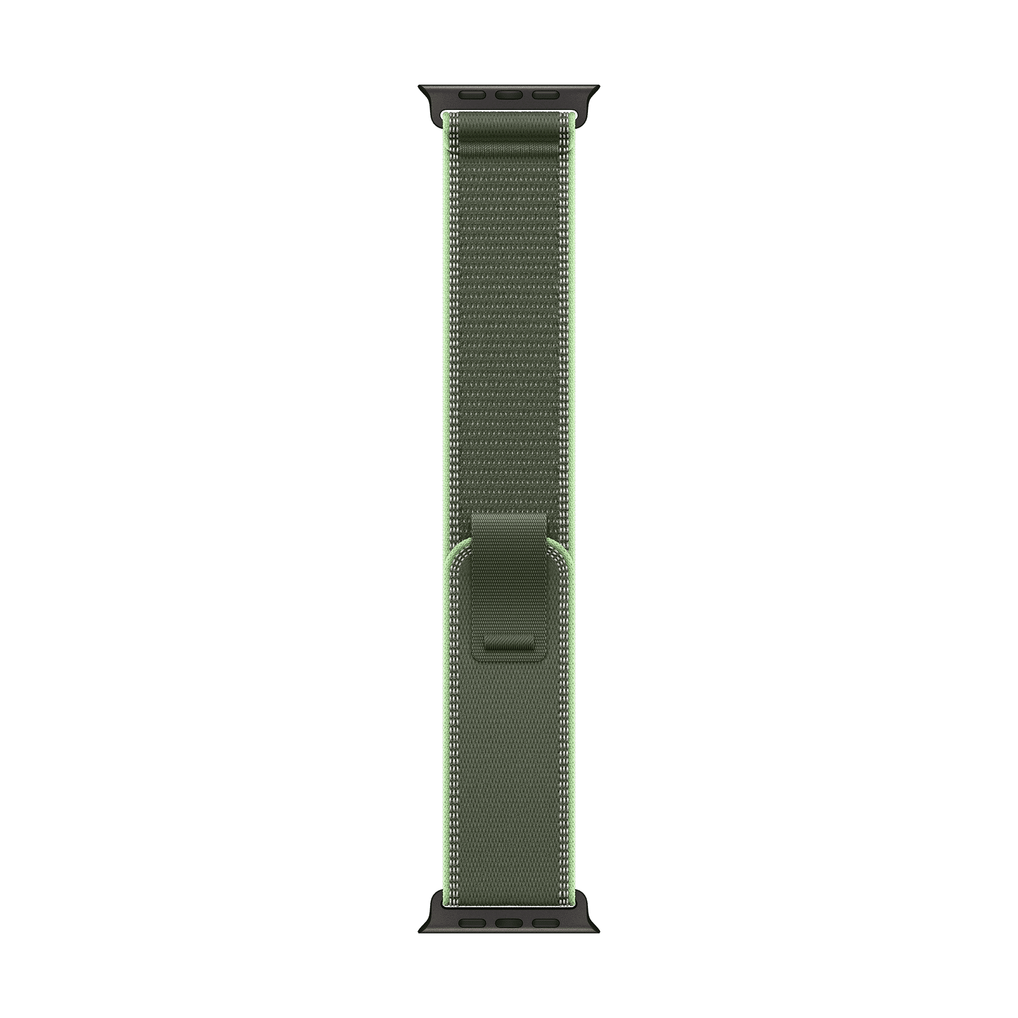 Apple Polyester, Spandex, Nylon & Black Titanium Trail Loop for Apple (44mm / 45mm / 46mm / 49mm, M/L) (Ultra-Thin, Green & Neon)-image-11