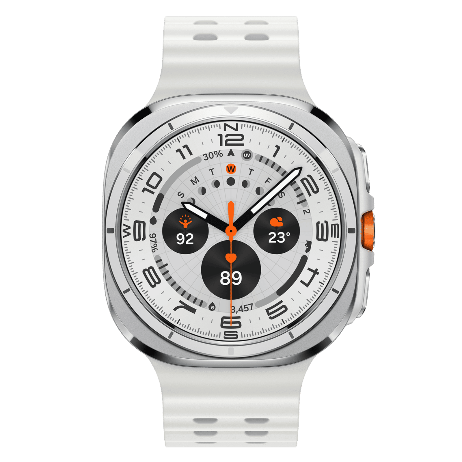 SAMSUNG Galaxy Watch Ultra 2025 GPS+BT+Wi-Fi+LTE Wear OS Smartwatch (47mm Super AMOLED Display, 3nm Processor, Fall Detection, Marine Strap)