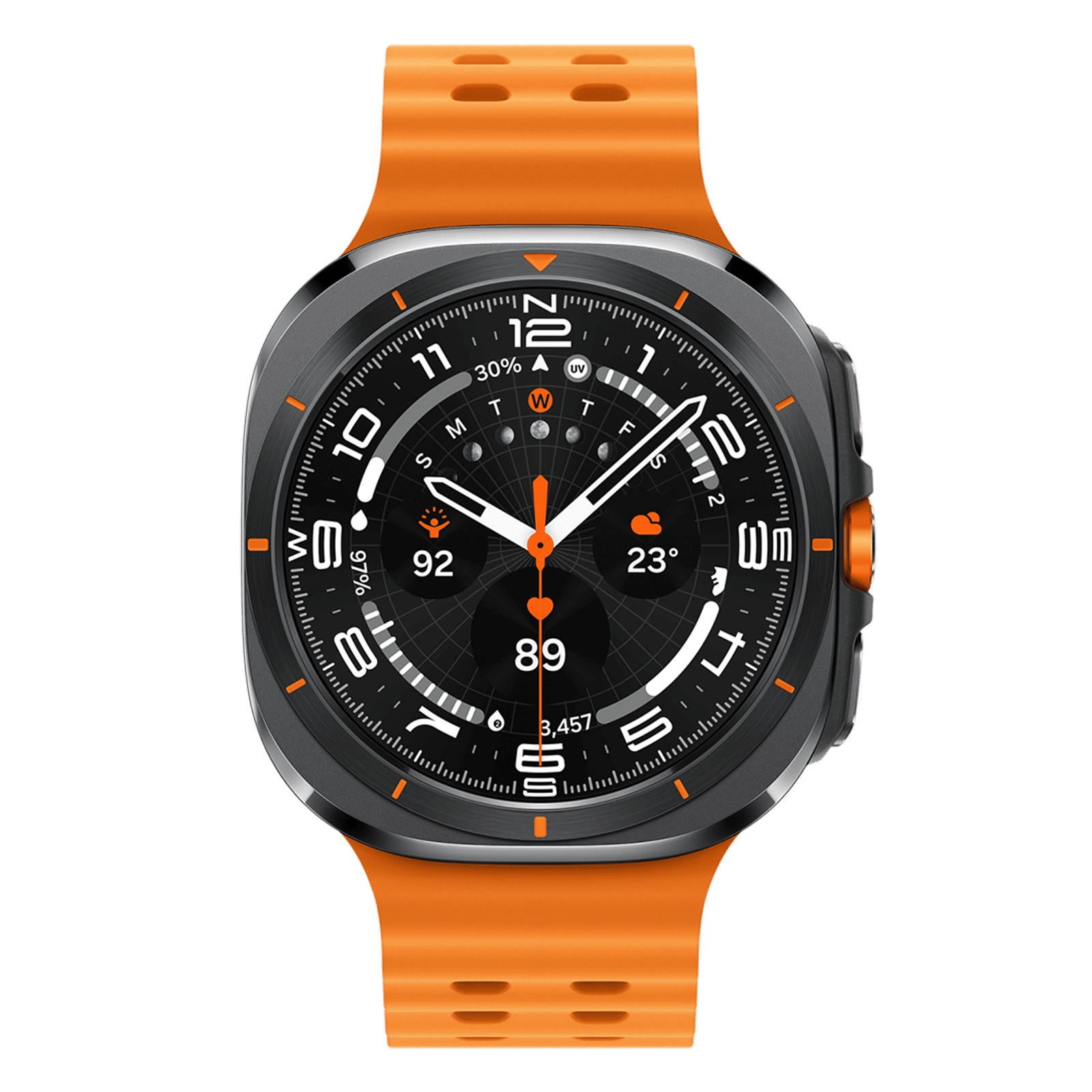 SAMSUNG Galaxy Watch Ultra 2025 GPS+BT+Wi-Fi+LTE Wear OS Smartwatch (47mm Super AMOLED Display, 3nm Processor, Fall Detection, Marine Strap)