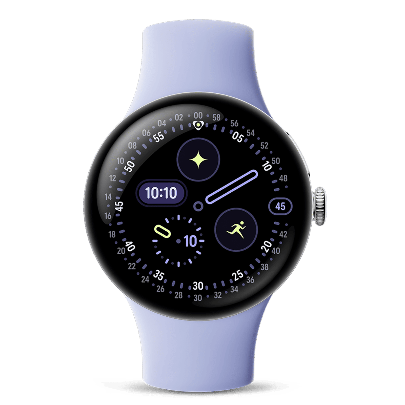 Google Pixel Watch 4 Wi-Fi+Bluetooth Wear OS 6.0 Smartwatch (41mm AMOLED LTPO Display, Qualcomm Snapdragon W5 Gen 2 Cortex-M55, Health Tracking Insights, Iris Active Band)